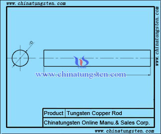 tungsten copper polished rod drawing